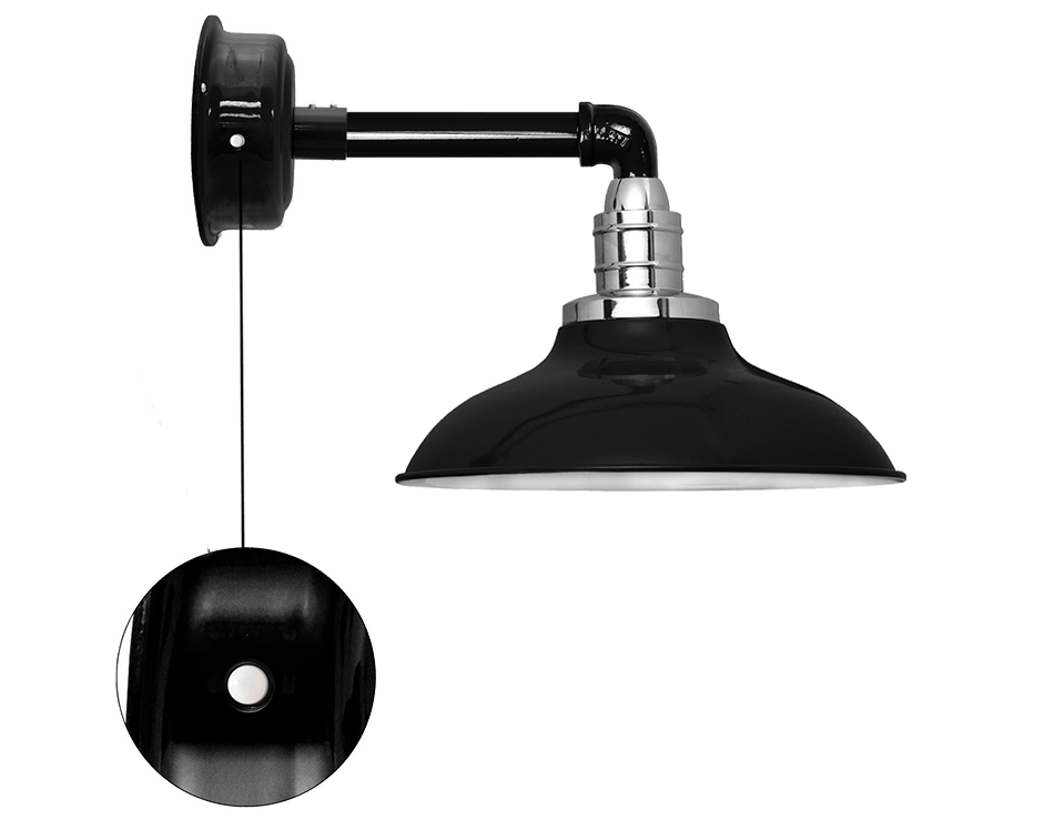 Peony barn sconce motion sensored led light