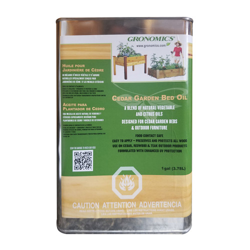 Cedar Garden Bed Oil - 1 Gallon