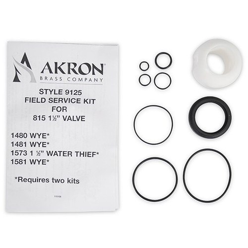 Akron #9125 Field Service Kit for Wye - Water Thief Styles 815,1480, 1481, 1573 and 1581