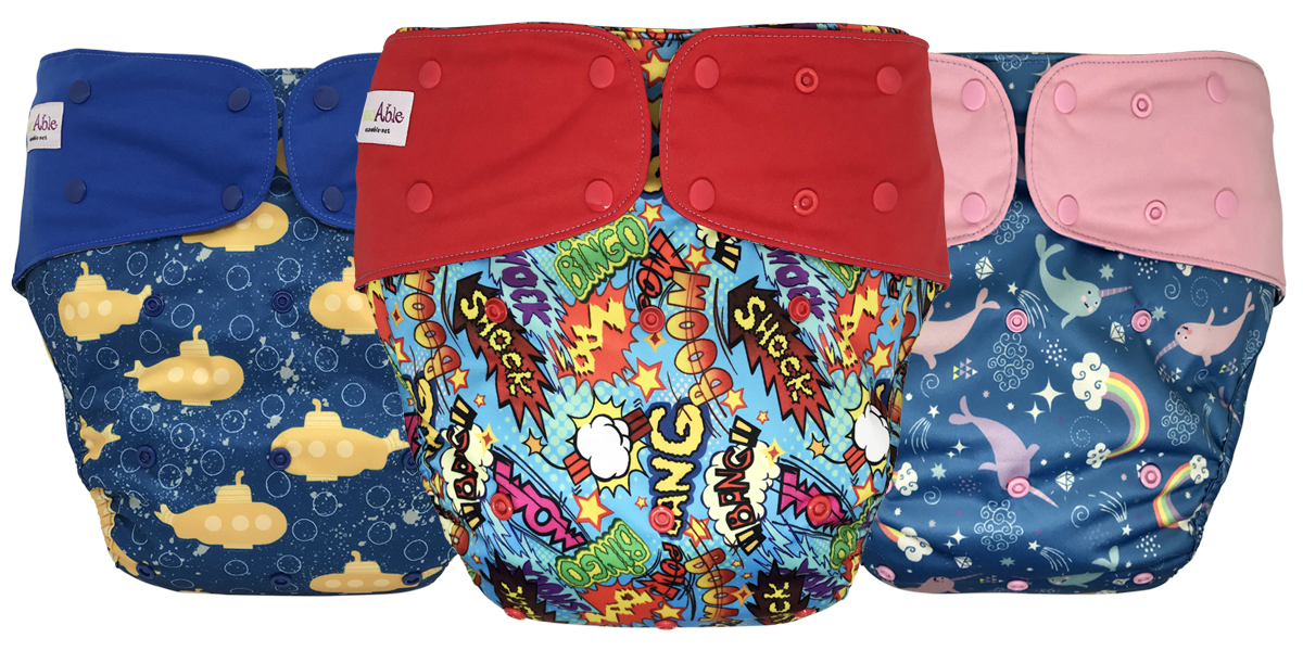 Cloth Diapers for Baby and Special Needs Kids or Adults