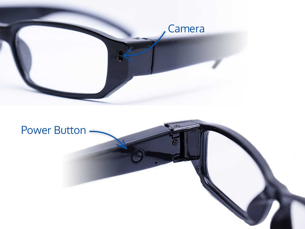 Glasses Hidden Camera 720p HD Body Camera at BrickHouse Security