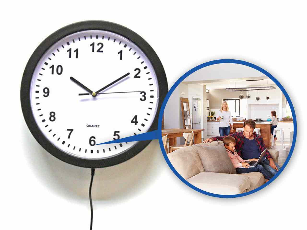 Wall Clock Hidden Camera Hidden Security Cameras