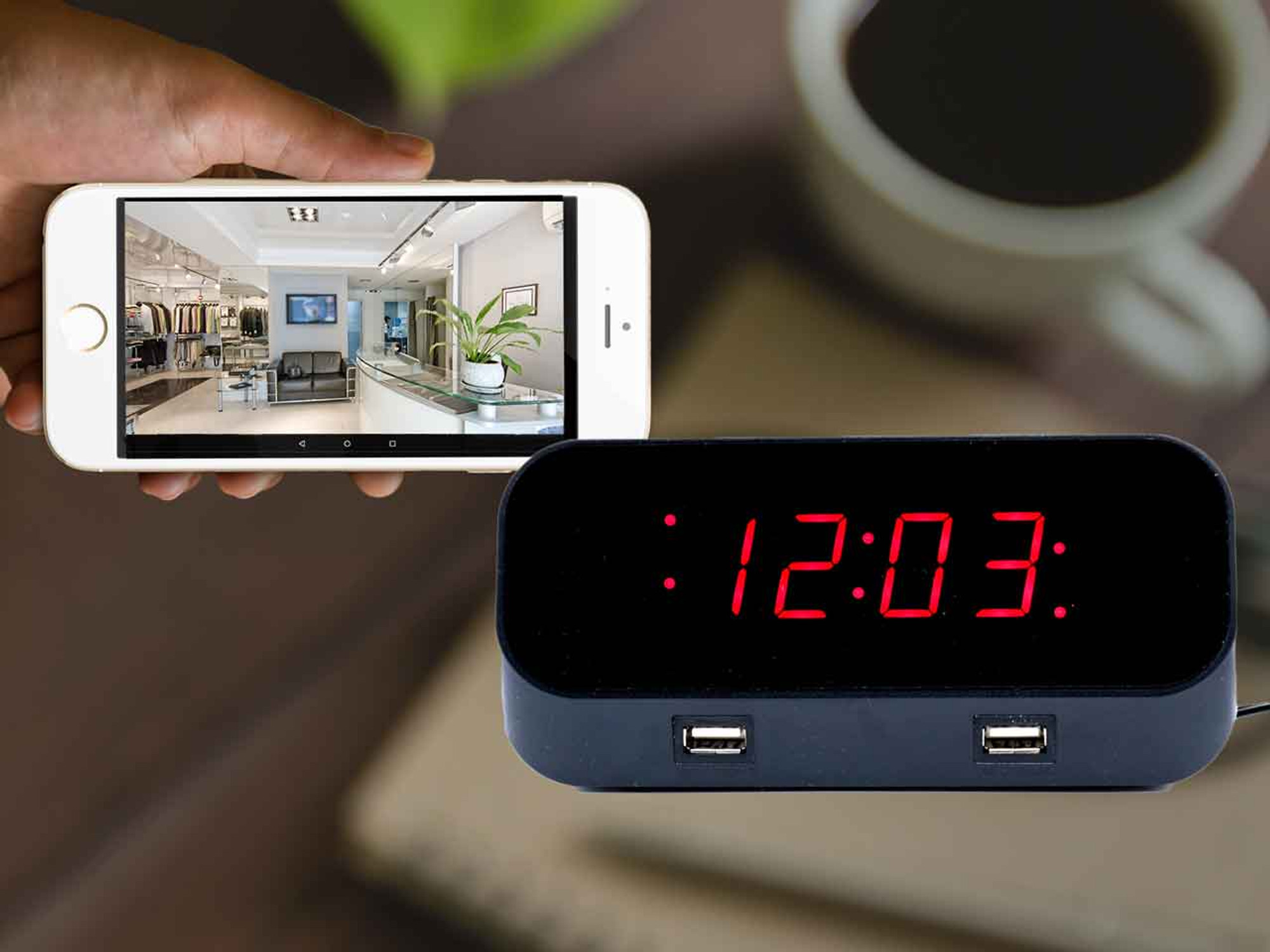 best alarm clock hidden camera with audio reviews