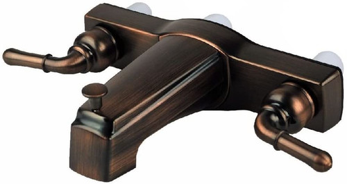 Empire 8" Oil Rubbed Bronze Tub & Shower Faucet with Lever Handles