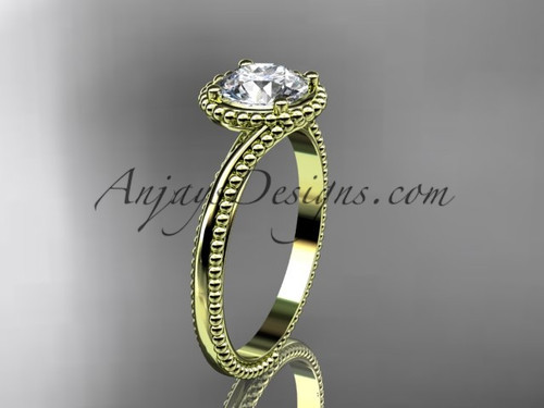 timeless engagement rings yellow gold