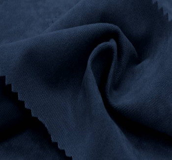 Alova Suede Denim Blue Width 58/60" Alova Suede Denim Blue Width 58/60"