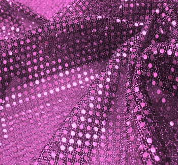 3MM Sequins on A/Knit Solid Fuschia 3MM Sequins on A/Knit Solid Fuschia