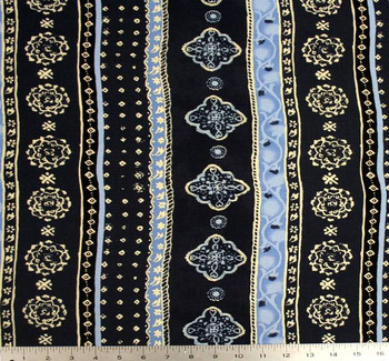 Rayon Crepon 1A690 NavyIvory Rayon Crepon 1A690 NavyIvory