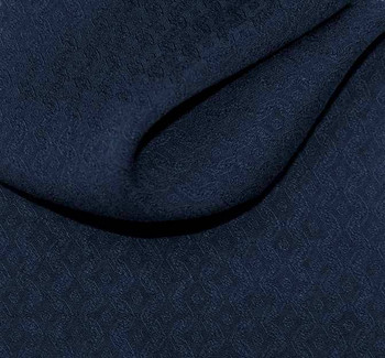 Rayon Jacquard 1D352 Diamond Midnight Blue Width 53/54" Rayon Jacquard 1D352 Diamond Midnight Blue Width 53/54"