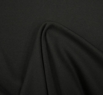 Fleece Rib Solid Black Width 54" Fleece Rib Solid Black Width 54"