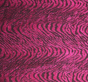 Metallic Jacquard Swing Knit Black/Fuschia Width 58/60" Metallic Jacquard Swing Knit Black/Fuschia Width 58/60"
