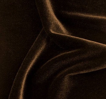 Stretch Velvet Solid Chocolate Stretch Velvet Solid Chocolate