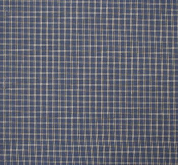 Stretch Cotton Poplin M391 Plaid Blue Stretch Cotton Poplin M391 Plaid Blue