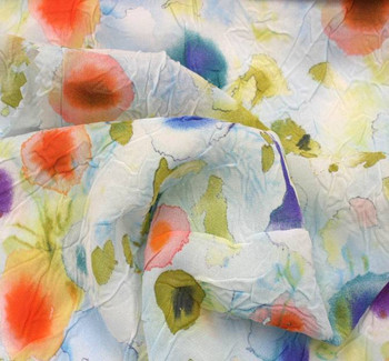 Chiffon Crinkle Print D#849-13150 Color 001 Chiffon Crinkle Print D#849-13150 Color 001