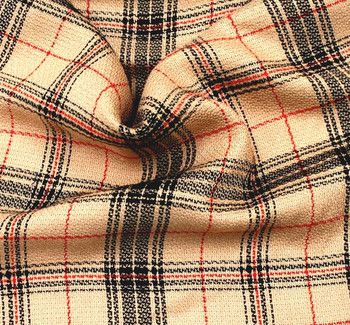 Plaid 1D993 Taupe Black Red Plaid 1D993 Taupe Black Red