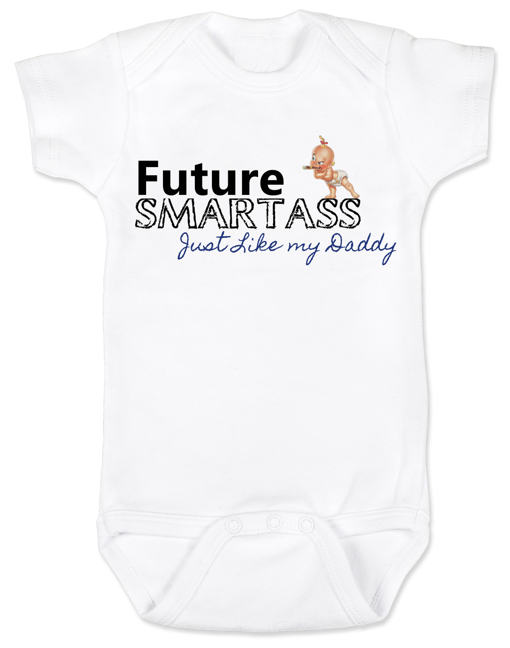 funny baby onesies about dadphoto