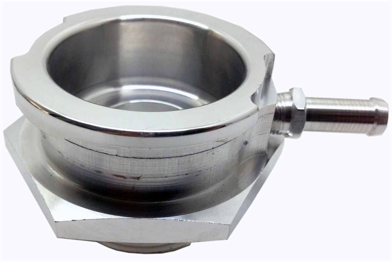 THREAD ON BILLET RADIATOR FILLER NECK WITH 20AN MALE FITTING