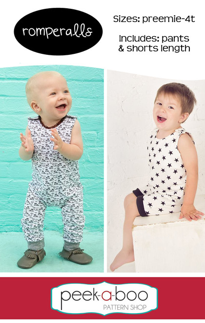 Romperalls Sewing Pattern Romperalls Sewing Pattern