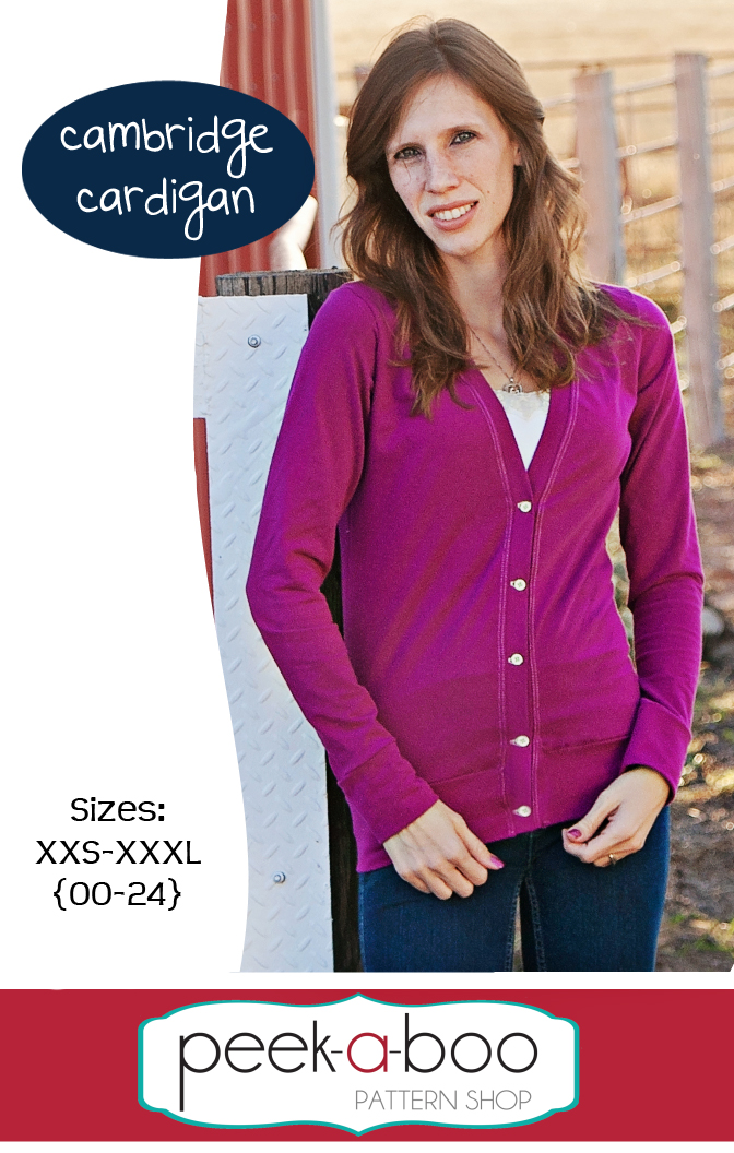 Cambridge Cardigan PDF Sewing Pattern PeekaBoo Pattern Shop Enchanting Peekaboo Patterns Cambridge Cardigan PDF Sewing Pattern PeekaBoo Pattern Shop Enchanting Peekaboo Patterns