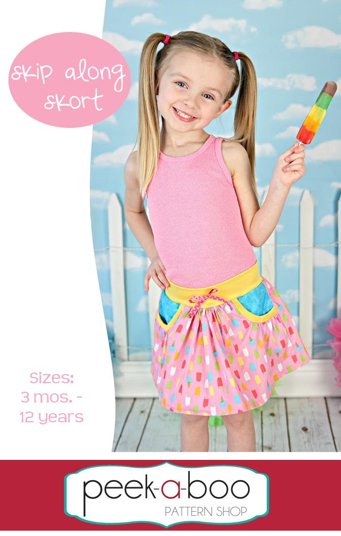 Skip Along Skort Sewing Pattern PeekaBoo Pattern Shop Adorable Skort Pattern Skip Along Skort Sewing Pattern PeekaBoo Pattern Shop Adorable Skort Pattern