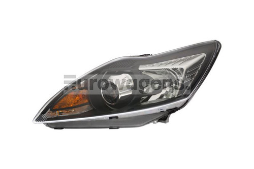 Headlight black left Bi-Xenon LED DRL AFS Ford Focus MK2 08-10