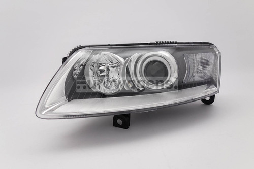 Headlight left xenon Audi A6 04-08