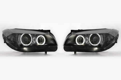 Angel eyes headlights set LED BMW X1 E84 09-12