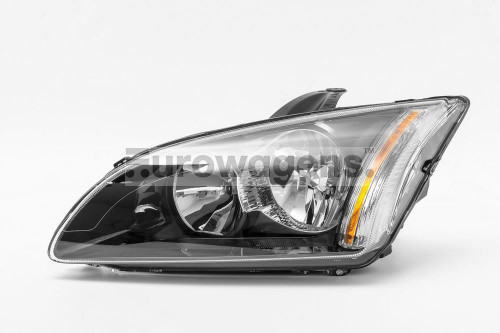 Headlight black left Ford Focus MK2 05-07