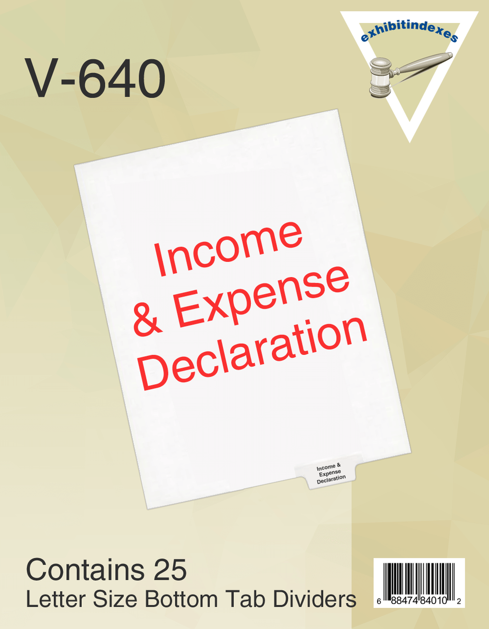 income and expense declaration