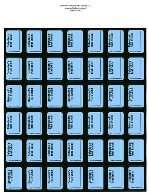 Defendant's Trial Exhibit Labels Blue #105 ...