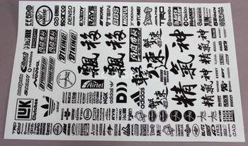 RC Car Truck RACING Drift DECALS Stickers MATTE BLACK Finish Logos Sponsor RC Car Truck RACING Drift DECALS Stickers MATTE BLACK Finish Logos Sponsor