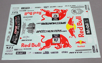 1/10 RC Car Truck RACING Drift DECALS STICKERS -RED BULL- Logos Sponsors 1/10 RC Car Truck RACING Drift DECALS STICKERS -RED BULL- Logos Sponsors