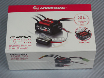 Hobby Wing Quicrun BRUSHLESS ESC Water Proof 30amp For RC 1/16 1/18 Hobby Wing Quicrun BRUSHLESS ESC Water Proof 30amp For RC 1/16 1/18