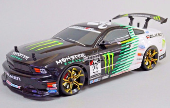 Custom RC 1/10 Drift FORD MUSTANG Monster Energy AWD Belt CAR RTR Custom RC 1/10 Drift FORD MUSTANG Monster Energy AWD Belt CAR RTR