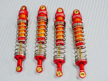 1/10 RC TRUCK All METAL SUSPENSION SHOCKS For Axial HPI Traxxas (4 pcs) Red 1/10 RC TRUCK All METAL SUSPENSION SHOCKS For Axial HPI Traxxas (4 pcs) Red