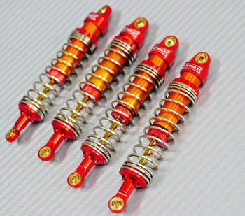 1/10 RC TRUCK All METAL SUSPENSION SHOCKS For Axial HPI Traxxas (4 pcs) Red 1/10 RC TRUCK All METAL SUSPENSION SHOCKS For Axial HPI Traxxas (4 pcs) Red