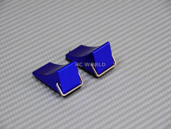 RC 1/10 Scale Car Truck Accessories Metal WHEEL CHOCKS Wheel Stop Yellow -BLUE- RC 1/10 Scale Car Truck Accessories Metal WHEEL CHOCKS Wheel Stop Yellow -BLUE-
