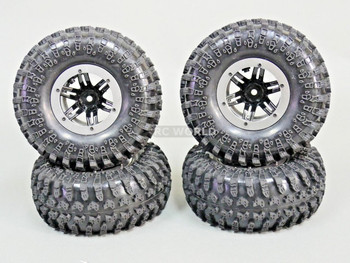 AIR System 2.2 TRUCK TIRES BEADLOCK Inflatable Rock Crawler TIRES/RIMS 4 SILVER AIR System 2.2 TRUCK TIRES BEADLOCK Inflatable Rock Crawler TIRES/RIMS 4 SILVER