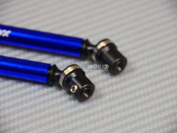 Axial SCX10 II 2 CARBON STEEL DRIVESHAFTS Front + Rear BLUE 110MM + 130MM Axial SCX10 II 2 CARBON STEEL DRIVESHAFTS Front + Rear BLUE 110MM + 130MM