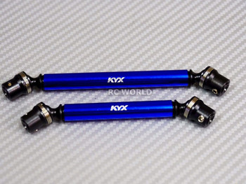 Axial SCX10 II 2 CARBON STEEL DRIVESHAFTS Front + Rear BLUE 110MM + 130MM Axial SCX10 II 2 CARBON STEEL DRIVESHAFTS Front + Rear BLUE 110MM + 130MM