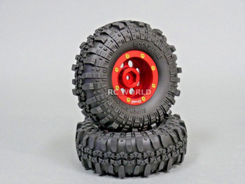 For Axial RC 1/10 Scale Truck Rims Wheels 1.9 BEADLOCK Metal Aluminum Red 2 RIMS For Axial RC 1/10 Scale Truck Rims Wheels 1.9 BEADLOCK Metal Aluminum Red 2 RIMS
