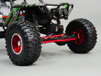 For Axial Wraith, Scorpion Front ALL Metal STEERING LINK - RED For Axial Wraith, Scorpion Front ALL Metal STEERING LINK - RED