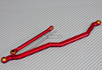 For Axial Wraith, Scorpion Front ALL Metal STEERING LINK - RED For Axial Wraith, Scorpion Front ALL Metal STEERING LINK - RED