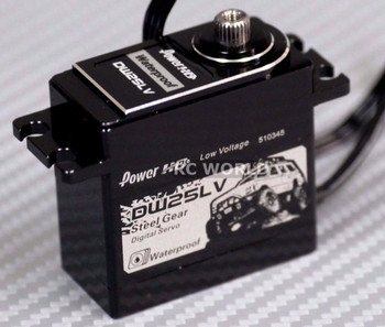 WATERPROOF HighTorque METAL Gear CORELESS SERVO 25KG For ROCK CRAWLER + HORN WATERPROOF HighTorque METAL Gear CORELESS SERVO 25KG For ROCK CRAWLER + HORN