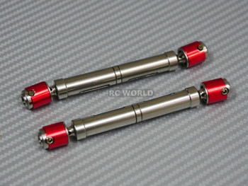 Axial SCX10 Hardened RED STEEL (2) DRIVE SHAFTS Rock Crawler Axial SCX10 Hardened RED STEEL (2) DRIVE SHAFTS Rock Crawler