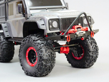 Traxxas TRX-4 Upgrade Front METAL BUMPER Bull Nose Lightweight Aluminum W/ LED Traxxas TRX-4 Upgrade Front METAL BUMPER Bull Nose Lightweight Aluminum W/ LED