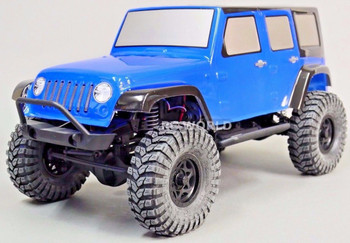 Axial SCX10 Truck Body Shell JEEP WRANGLER RUBICON Crawler Pre-Painted Blue Axial SCX10 Truck Body Shell JEEP WRANGLER RUBICON Crawler Pre-Painted Blue