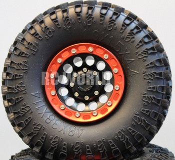 Axial SCX10 Jeep Honcho Scorpion Rockcrawler CNC BEADLOCK Metal WHEELS Swampers Axial SCX10 Jeep Honcho Scorpion Rockcrawler CNC BEADLOCK Metal WHEELS Swampers