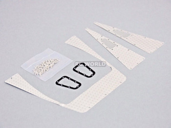 For Traxxas TRX-4 Upgrades Scale METAL DIAMOND PLATE HOOD COVER For Traxxas TRX-4 Upgrades Scale METAL DIAMOND PLATE HOOD COVER