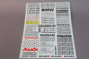 RC Car Truck RACING Drift DECALS STICKERS Logos Sponsors *NEW* RC Car Truck RACING Drift DECALS STICKERS Logos Sponsors *NEW*